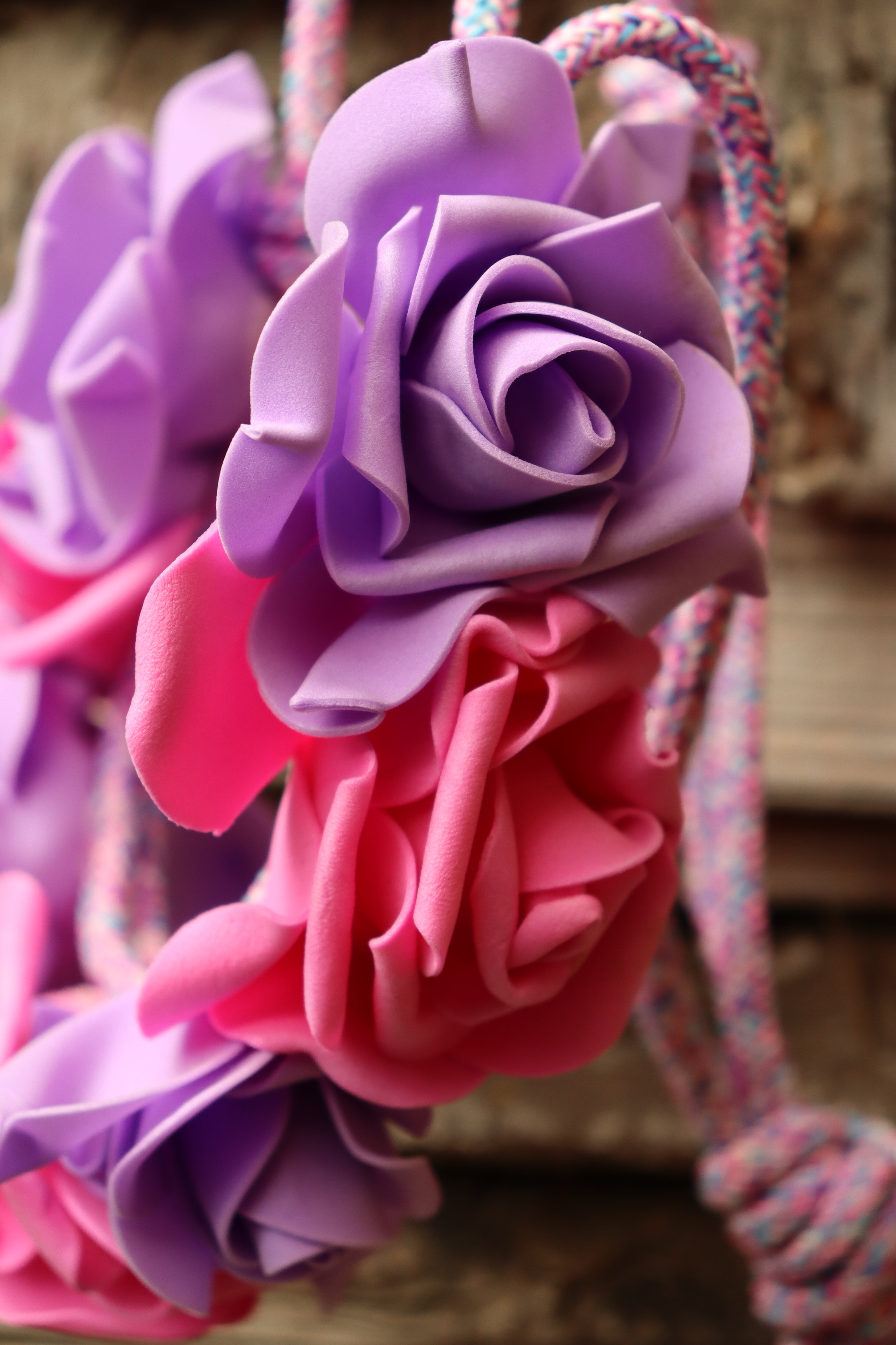 Licol floral - taille cob